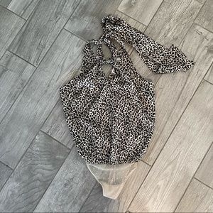 Abercombie Leopard Bodysuit